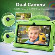 Telzeal P603 Tablet - WiFi 128GB 6GB RAM 7inch Green - International Version + Case, Stylus And Protector