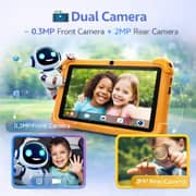 Telzeal P602 Tablet - WiFi 128GB 4GB RAM 7inch Orange - International Version + Shockproof EVA Case