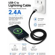 Infinix Durable USB C to Lightning Cable 1m Black - XDL122