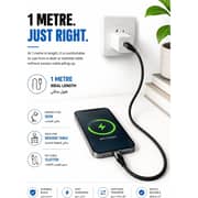 Infinix Durable USB C to Lightning Cable 1m Black - XDL122