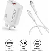 Infinix Fast USB-C Charger Black - XC33UK + XDC53 Cable