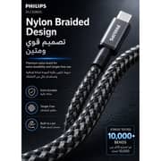 Philips High-speed USB-C to USB-C Cable 2m Black - DLC5060C/00