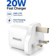 Philips Fast USB-C Charger White - DLP2629CW/05
