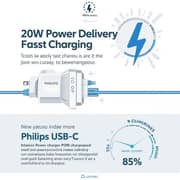 Philips Fast USB-C Charger White - DLP2629CW/05