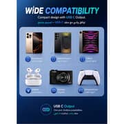 Philips Compact Dual USB-C Car Charger Black - DLP5522C/00