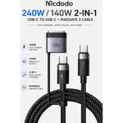 Mcdodo -2in-1 USB-C to MagSafe 3 Cable 2m Black - CA-0140