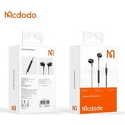 Mcdodo HP-4060 Wired In Ear Earphones Black