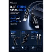 Mcdodo iPhone Charging USB-C to Lightning Cable 3m Black - CA-5632