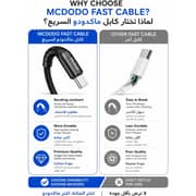Mcdodo 60W USB-C to USB-C Cable 1m Black - CA-5641