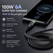 Mcdodo Magnetic 6A USB-A to USB-C Cable 1.2m Black - CA-5650