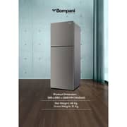 Bompani Top Mount Refrigerator 298L Dark Silver - BR410