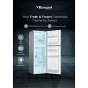 Bompani Top Mount Refrigerator 298L Dark Silver - BR410