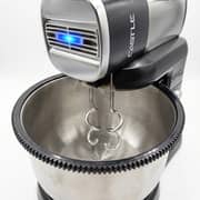 Castle 4L Hand Mixer with Kneading Bowl 700W – Black Silver | HMB7040R
