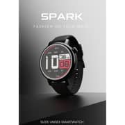 Telux Spark T77 Smartwatch Gun Black