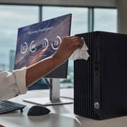HP Pro 400 G9 PCI Tower (2023) Desktop - 13th Gen / Intel Core i7-13700 / 512GB SSD / 8GB RAM / Shared Intel UHD Graphics 770 / FreeDOS / Black / International Version - [9H750ET]