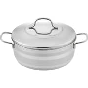 Julia Steel Shallow 26cm Casserole with Lid 1pc - 9259438