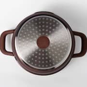 Julia Elite Mocha 20cm Casserole With Lid 1pc - JU1171