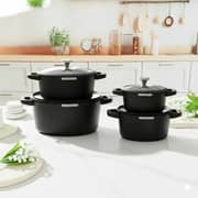 Julia Elite Smoky Cookware 8pc Set - Ju1280