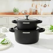 Julia Elite Smoky Cookware 8pc Set - Ju1280