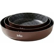 Julia Elite Mocha Round Pan 3pc Set - Ju1281