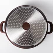 Julia Elite Mocha 40cm Casserole with Lid 1pc - Ju1284