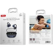 XO OWS Pods Wireless Open Ear Clip-On Earbuds Blue/Black