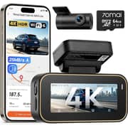 70mai A810 Lite 4K Front and Rear Dash Camera - A810LITE-RC21 - International Version