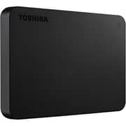 Toshiba Canvio Basics Portable External Hard Disc Drive USB 3.0 1TB Black - HDTB410XK3AA - International Version