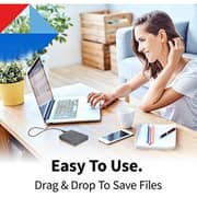 Toshiba Canvio Basics Portable External Hard Disc Drive USB 3.0 1TB Black - HDTB410XK3AA - International Version
