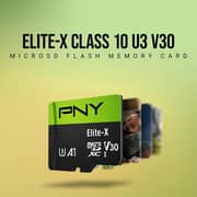PNY Elite-X MicroSD Memory Card 128GB Green/Black 2 Pack - P-SDU128X2U3EXC-GE - International Version