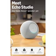 Amazon Echo Studio Bluetooth Speaker Glacier White - B0FBHDQ94L - International Version