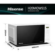 Hisense 20L Solo Microwave Oven - H20MOWS15