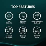 Hisense 20L Solo Microwave Oven - H20MOWS15