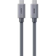 Aukey Braided USB-C to USB-C Cable 2m Gray - CB-DCC321-GY