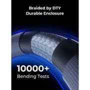 Aukey Braided USB-C to USB-C Cable 2m Gray - CB-DCC321-GY