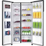 Haier Side By Side Refrigerator 668L Silver - HRF-668VNFMSL(UK3)