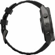 Garmin Fenix 9 Pro Smartwatch Carbon Grey DLC Titanium with Black/Pebble Grey Silicone Band