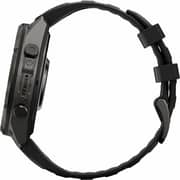 Garmin Fenix 9 Pro Smartwatch Carbon Grey DLC Titanium with Black/Pebble Grey Silicone Band