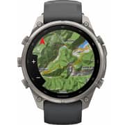 Garmin Fenix 9 Pro Smartwatch Titanium with Graphite/Black Silicone Band