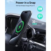 Aukey MagFusion Wireless Car Mount Gray - HD-MC13AP-GY