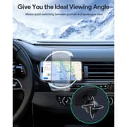 Aukey MagFusion Wireless Car Mount Gray - HD-MC13AP-GY