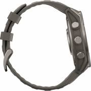 Garmin FENIX 9 Smartwatch Titanium with Pebble Gray Silicone Band