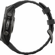 Garmin FENIX 9 Smartwatch Carbon Grey DLC Titanium with Black Silicone Band