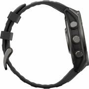 Garmin FENIX 9 Smartwatch Carbon Grey DLC Titanium with Black Silicone Band