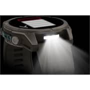 Garmin FENIX 9 Smartwatch Titanium with Pebble Gray Silicone Band