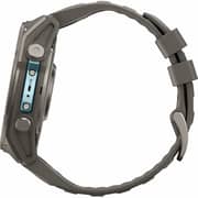 Garmin FENIX 9 Smartwatch Titanium with Pebble Gray Silicone Band