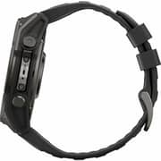 Garmin FENIX 9 Smartwatch Carbon Grey DLC Titanium with Black Silicone Band