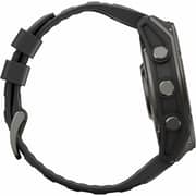 Garmin FENIX 9 Smartwatch Carbon Grey DLC Titanium with Black Silicone Band