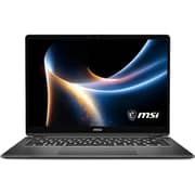 MSI Prestige 14Flip AI 2-in-1 Convertible (2026) Copilot+ PC - 3rd Series / Intel Core Ultra 9 / 14inch FHD+ / 1TB SSD / 32GB RAM / Shared Intel Arc Graphics / Windows 11 Pro / English & Arabic Keyboard / Platinum Gray / Middle East Version - [D3MTG]