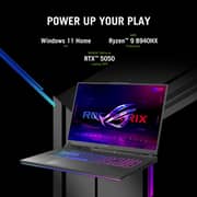 Asus ROG Strix G18 Gaming (2025) Laptop - AMD Ryzen 9-8940HX / 18inch FHD+ / 1TB SSD / 16GB RAM / 8GB NVIDIA GeForce RTX 5050 Graphics / Windows 11 Home / English Keyboard / Black / International Version -[G814PH-ES94]